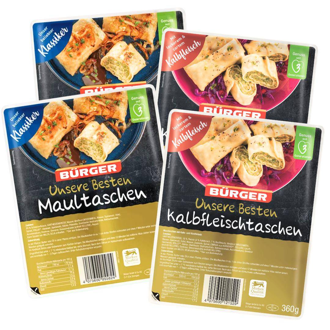 Bürger - "Unsere Besten vereint" - Herzhaftes Schwaben-Genuss-Set