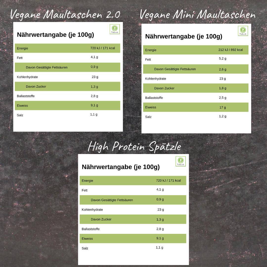 Bürger - "Schwäbisch stark" - Spätzle & Maultaschen für aktive Tage