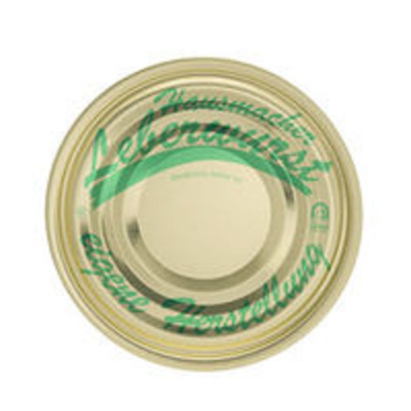 Fuduu.de - Weißblech Dosendeckel, 73 mm, 100 Stück, Aufdruck: Leberwurst Fuduu.de - Weißblech Dosendeckel, 73 mm, 100 Stück, Aufdruck: Leberwurst