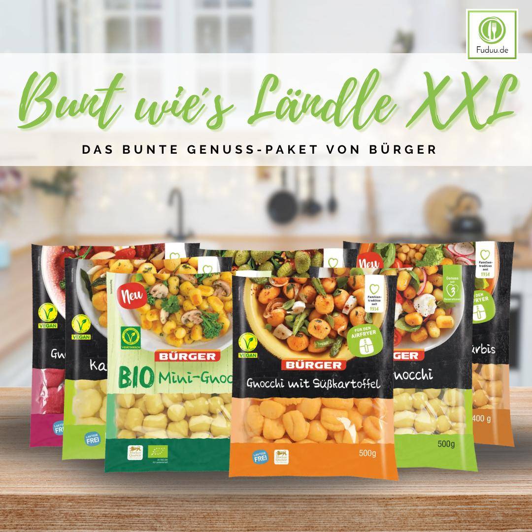 Bürger - "Bunt wie´s Ländle XXL" - das Gnocchi Probierset