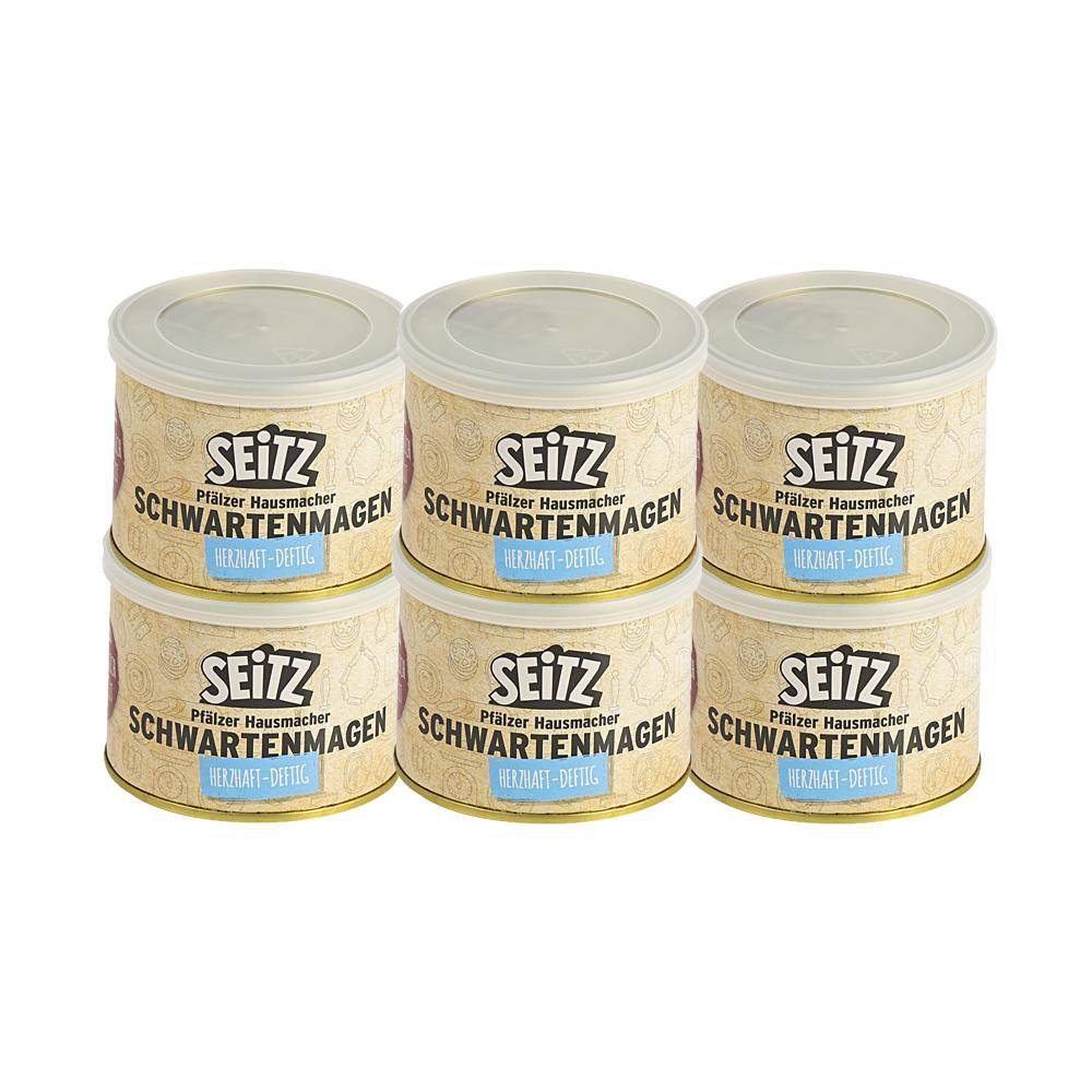 Seitz - Vollkonserven Schwartenmagen, 6 x 200 g Dose