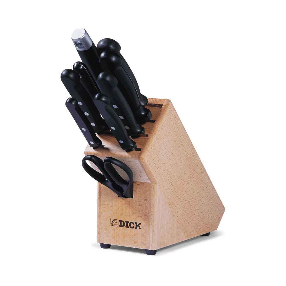 F. DICK - Superior Messerblock Holz, 9-tlg., 8808000