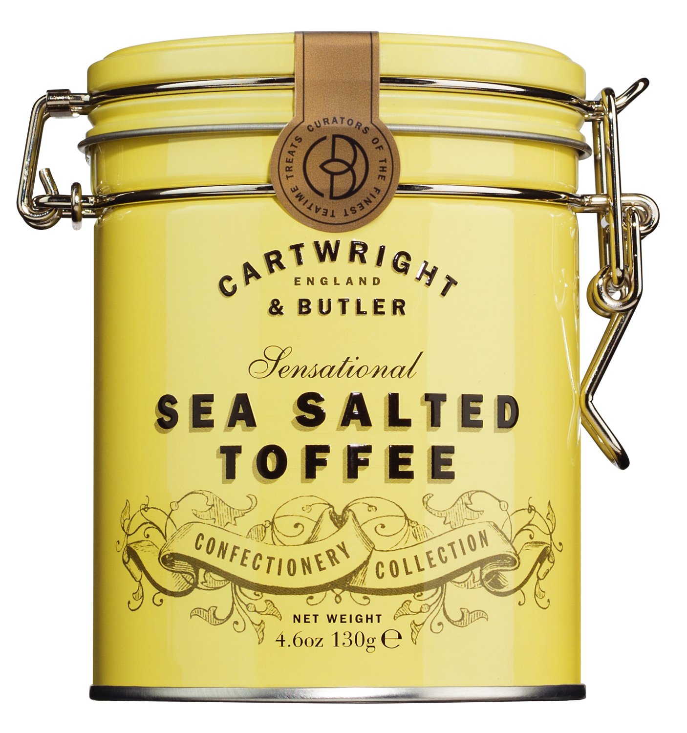 Cartwright & Butler - Toffees mit Meersalz, 130 g Dose Cartwright & Butler - Toffees mit Meersalz, 130 g Dose