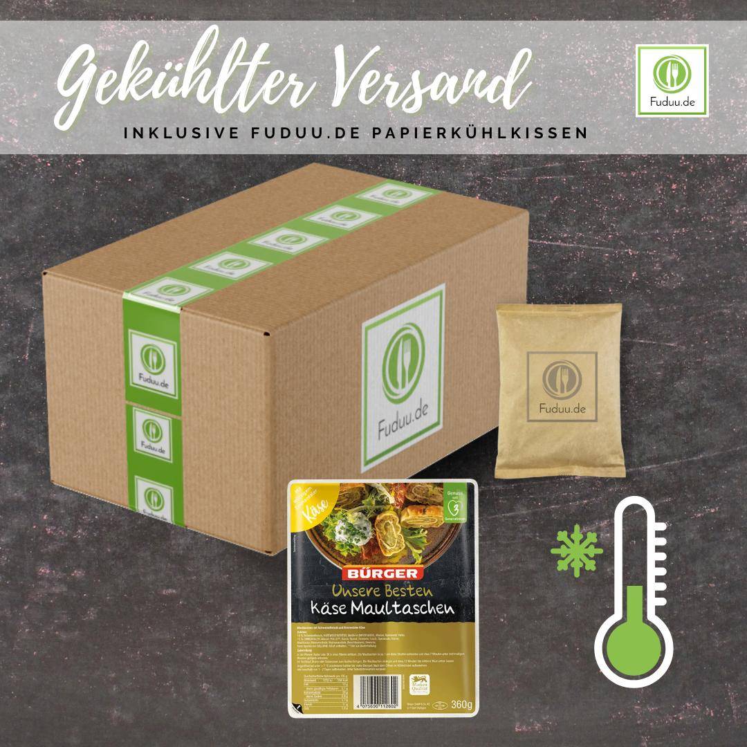 Bürger - "Unsere Besten" Käse Maultaschen, 360 g Beutel Bürger - "Unsere Besten" Käse Maultaschen, 360 g Beutel