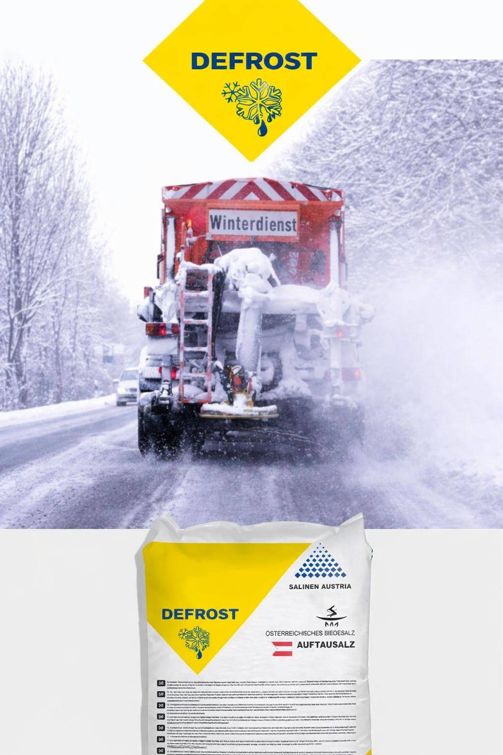 DEFROST - Auftausalz, Streusalz, 10 kg Eimer