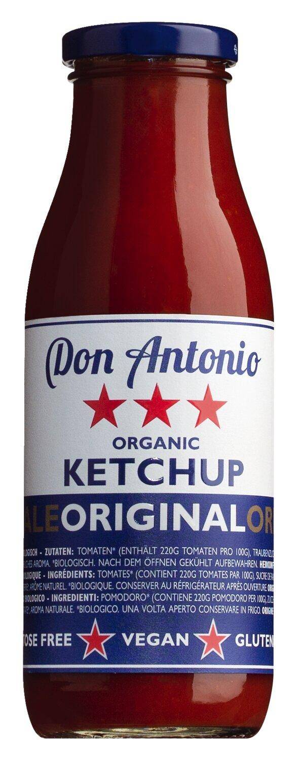 Don Antonio - Bio Tomatenketchup, 350 ml Flasche Don Antonio - Bio Tomatenketchup, 350 ml Flasche