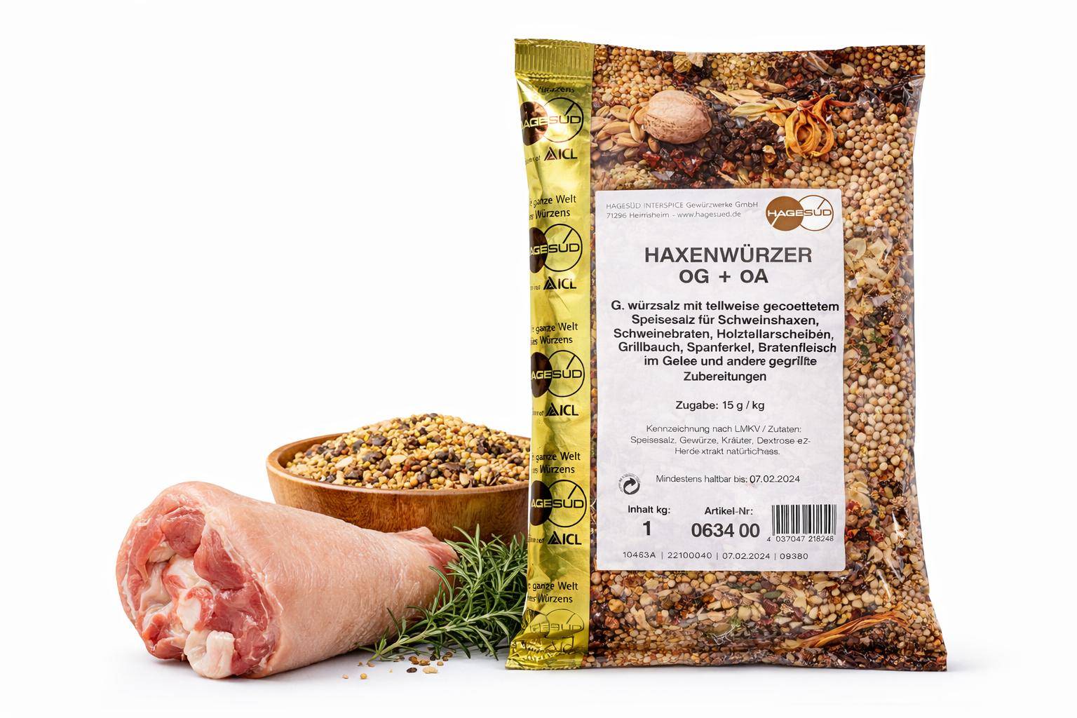Hagesüd - Haxenwürzer oG + oA, 1 kg Beutel