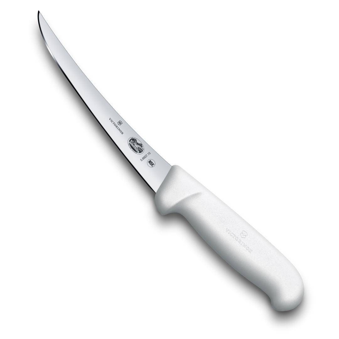 Victorinox Fibrox - Ausbeinmesser, 15 cm, gebogen, starre Klinge