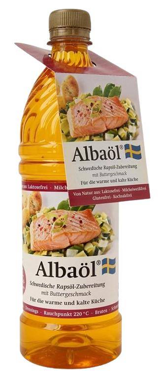 Albaöl - Rezeptbuch "Rezepte zum Kochen, Backen und Genießen" + Air Fryer Spray, 190 ml Flasche + Albaöl, 750 ml Flasche