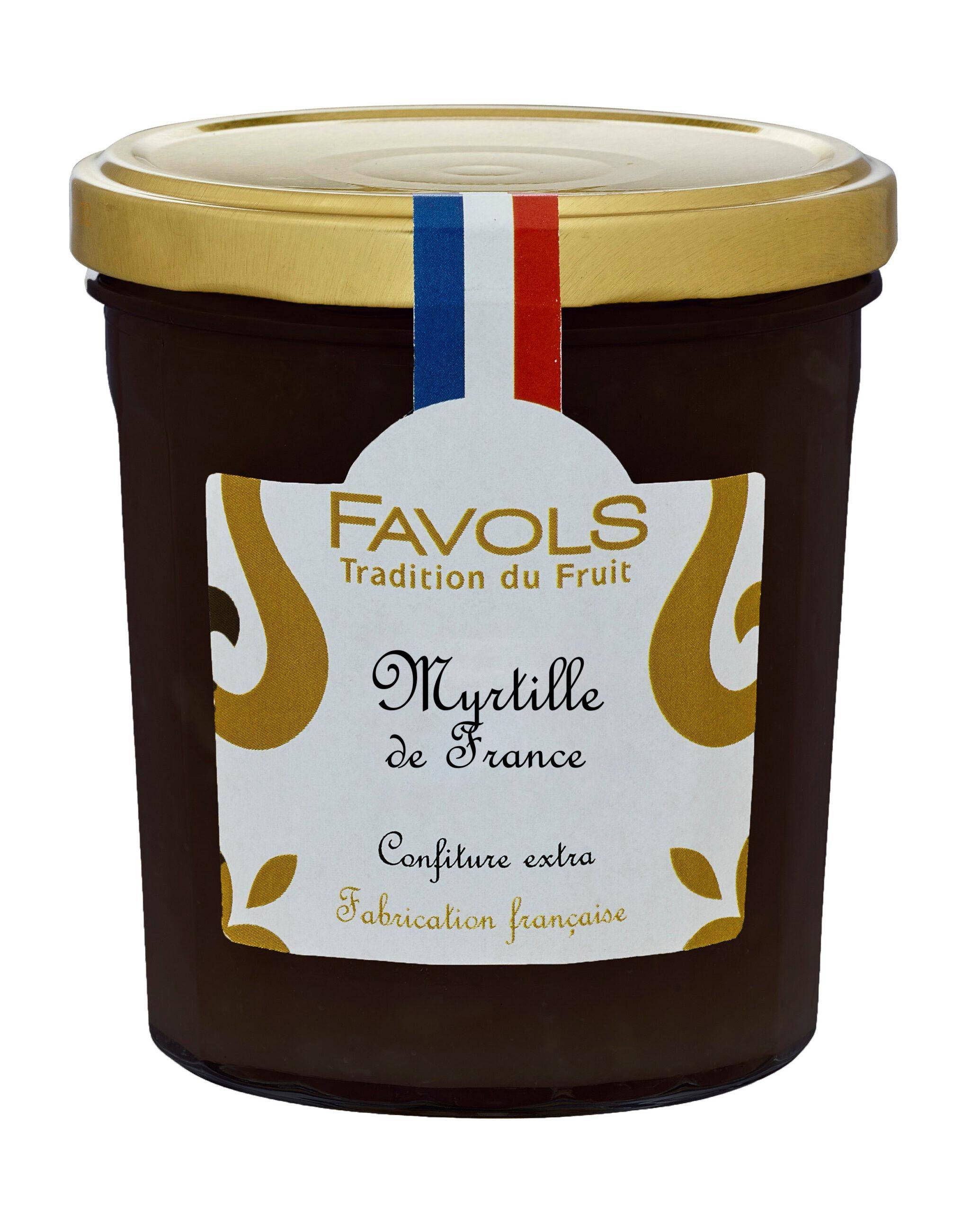 Favols Tradition -  Marmelade Heidelbeere aus Frankreich – 375g