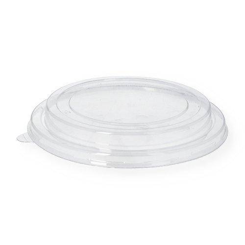 Fuduu.de - Bowl Schalen mit rPET Deckel, braun, rund, 1200 ml, 50 Stück