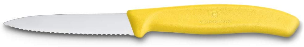 Victorinox - Gemüsemesser, gewellte Klinge, 8 cm, gelb, 6.7636.L118