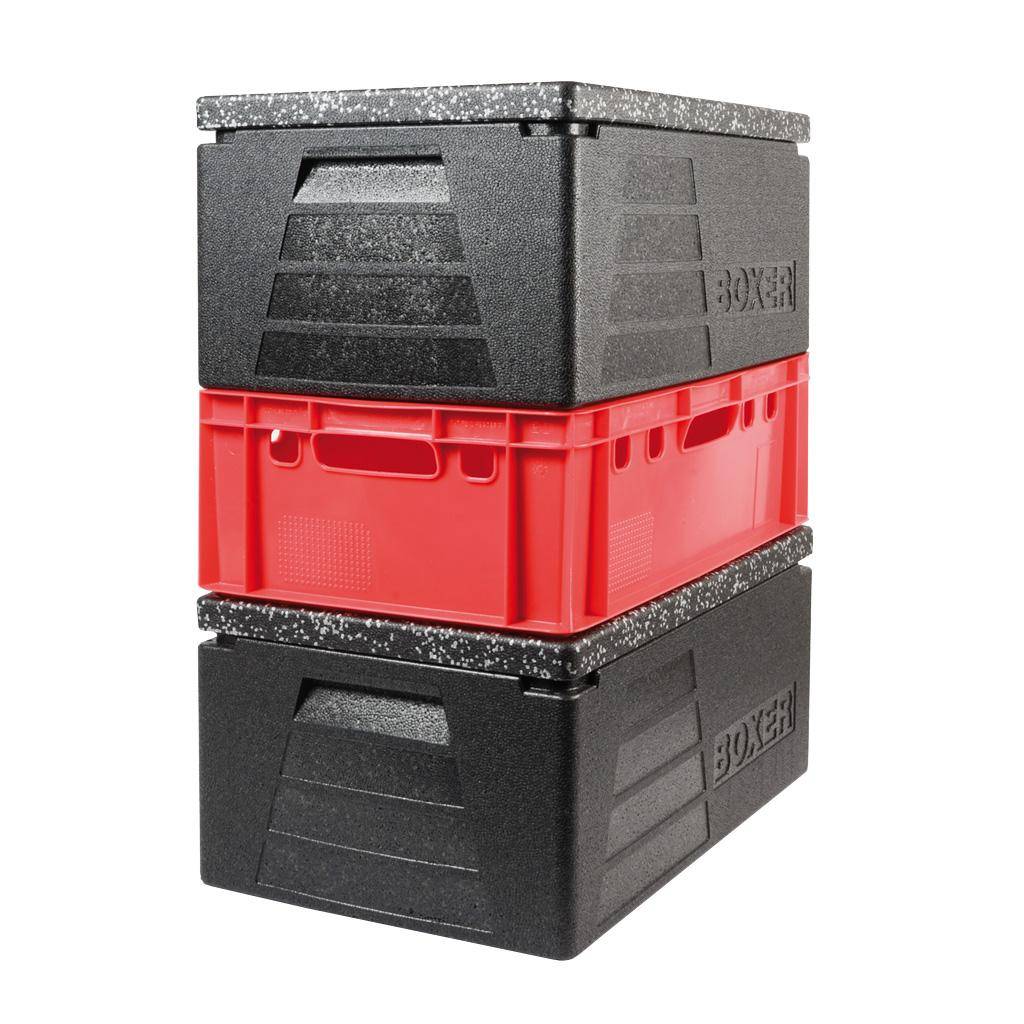 Thermo Future - Isolier u. Warmhalte Box schwarz, 42 Liter, 10383