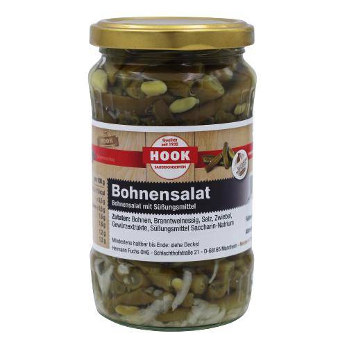 Hook - Bohnensalat, 6 x 190 g Glas
