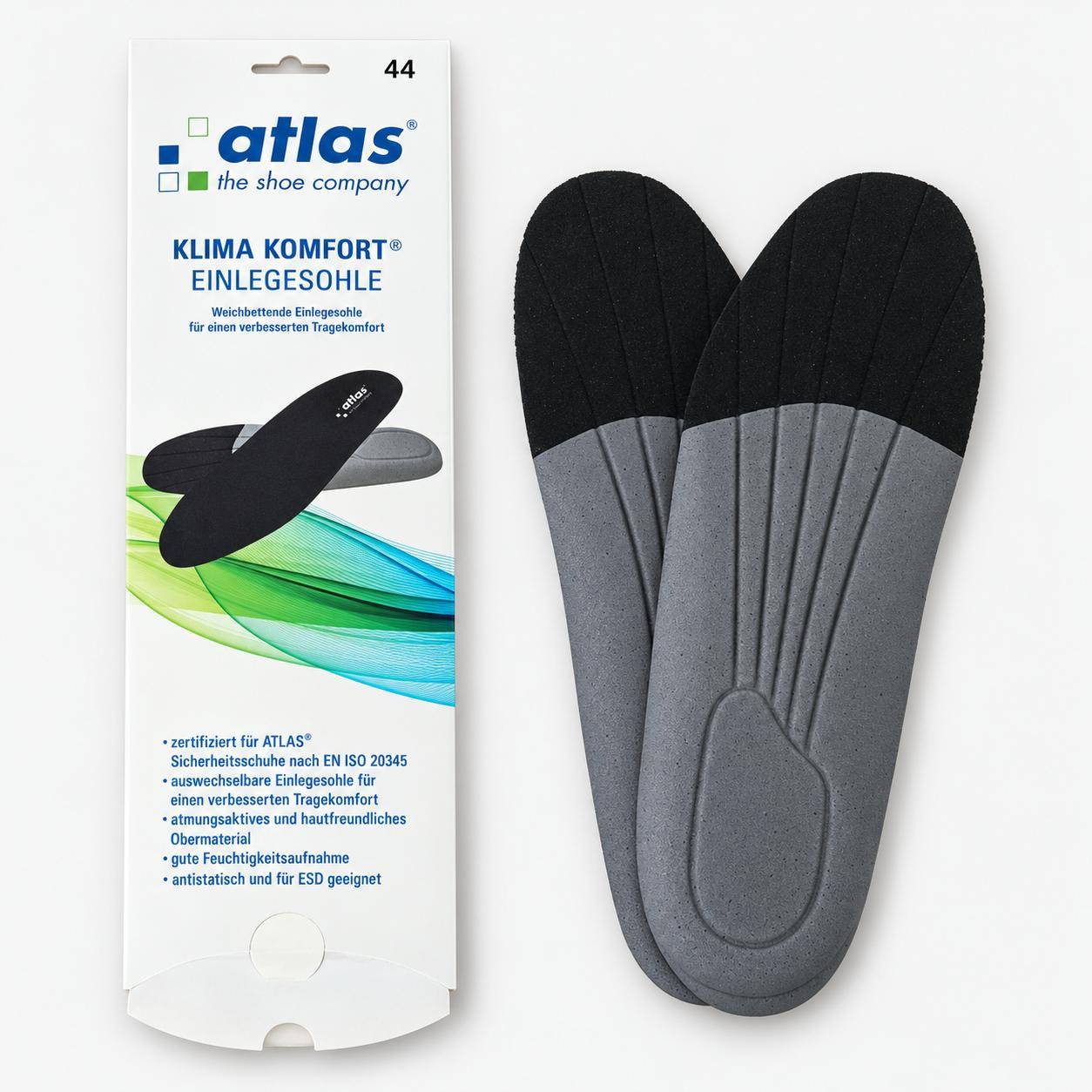 Atlas - Klima Komfort Einlegesohlen, 1 Paar 42
