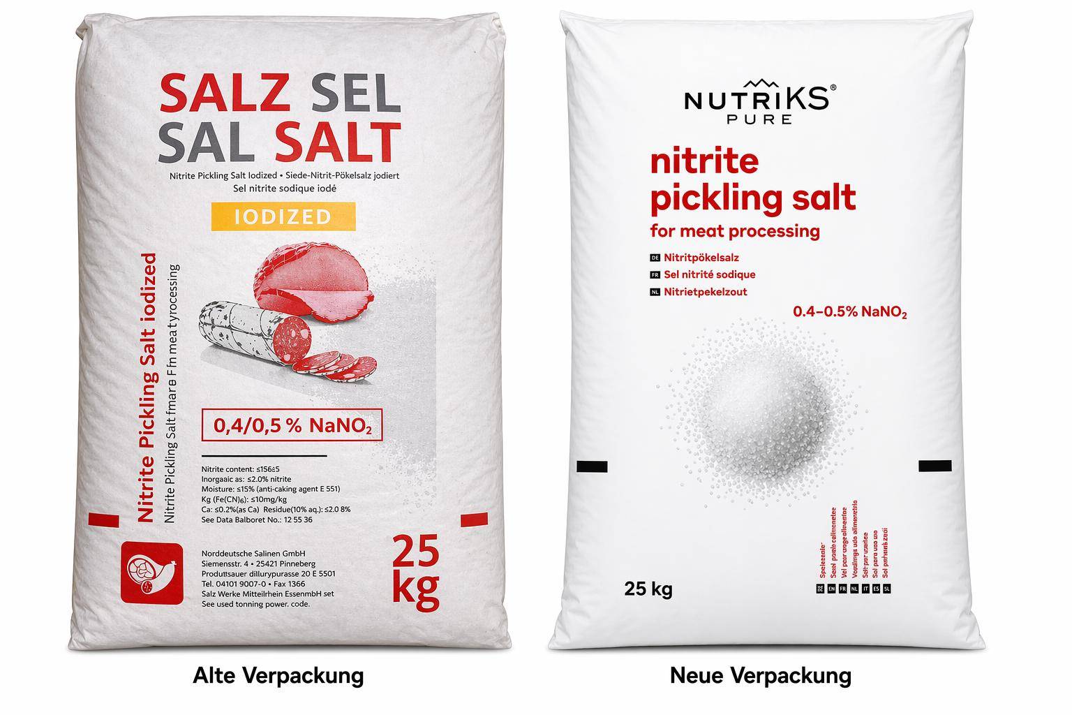 K+S - Nitritsalz / Pökelsalz, 25 kg Sack