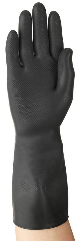 Ansell Black - AlphaTec Naturgummilatexhandschuh, 1 Paar, Gr. 10.5 (XXL)