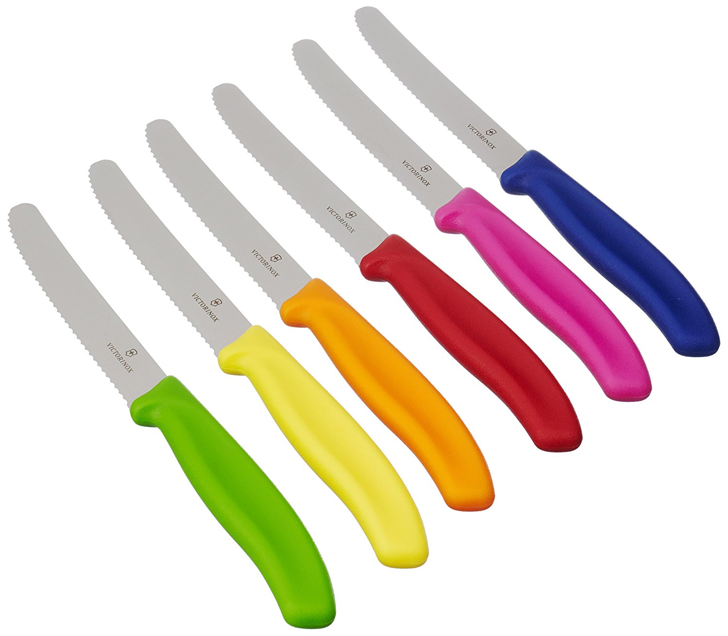 Victorinox 6 tlg. Tafelmesser-Set farbig 6.7836.