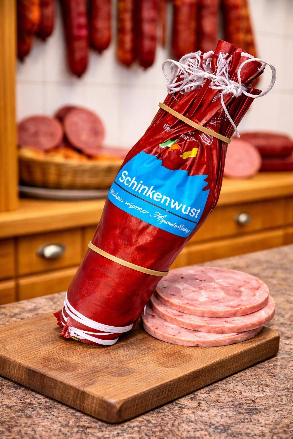 Walsroder - F plus braun, Hausdruck "Schinkenwurst", Kaliber 55/21 mm, 1 Bund Walsroder - F plus braun, Hausdruck "Schinkenwurst", Kaliber 55/21 mm, 1 Bund