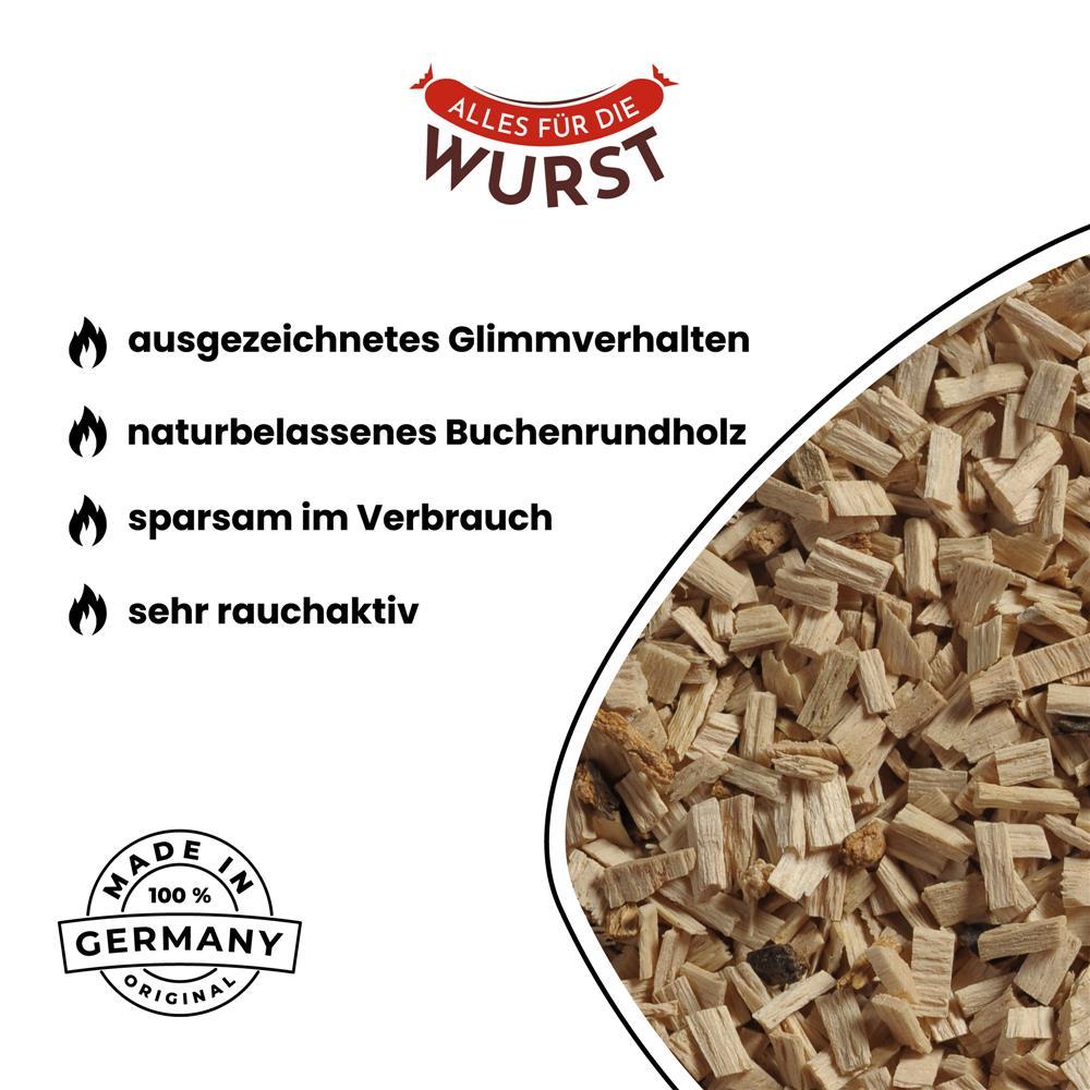 Alles für die Wurst - Räuchermehl Buche 10/40, mittelgrob, 15 kg Sack Alles für die Wurst - Räuchermehl Buche 10/40, mittelgrob, 15 kg Sack