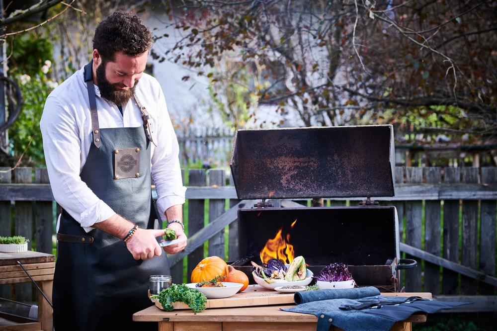 F. DICK - Lederschürze, 95 cm x 70 cm, schwarz, 9166800-XL-01 F. DICK - Lederschürze, 95 cm x 70 cm, schwarz, 9166800-XL-01