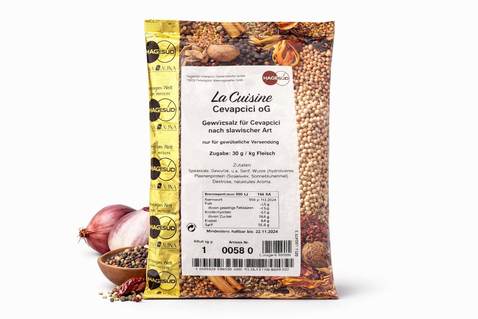 Hagesüd - La Cuisine Cevapcici oG, 1 kg Beutel Hagesüd - La Cuisine Cevapcici oG, 1 kg Beutel