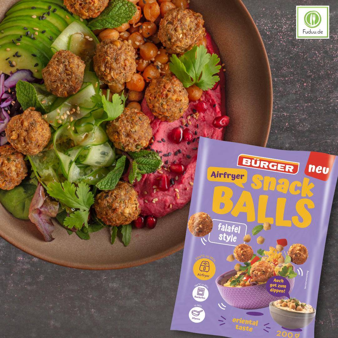 Bürger - Airfryer Snack Balls Falafel, 200 g Beutel