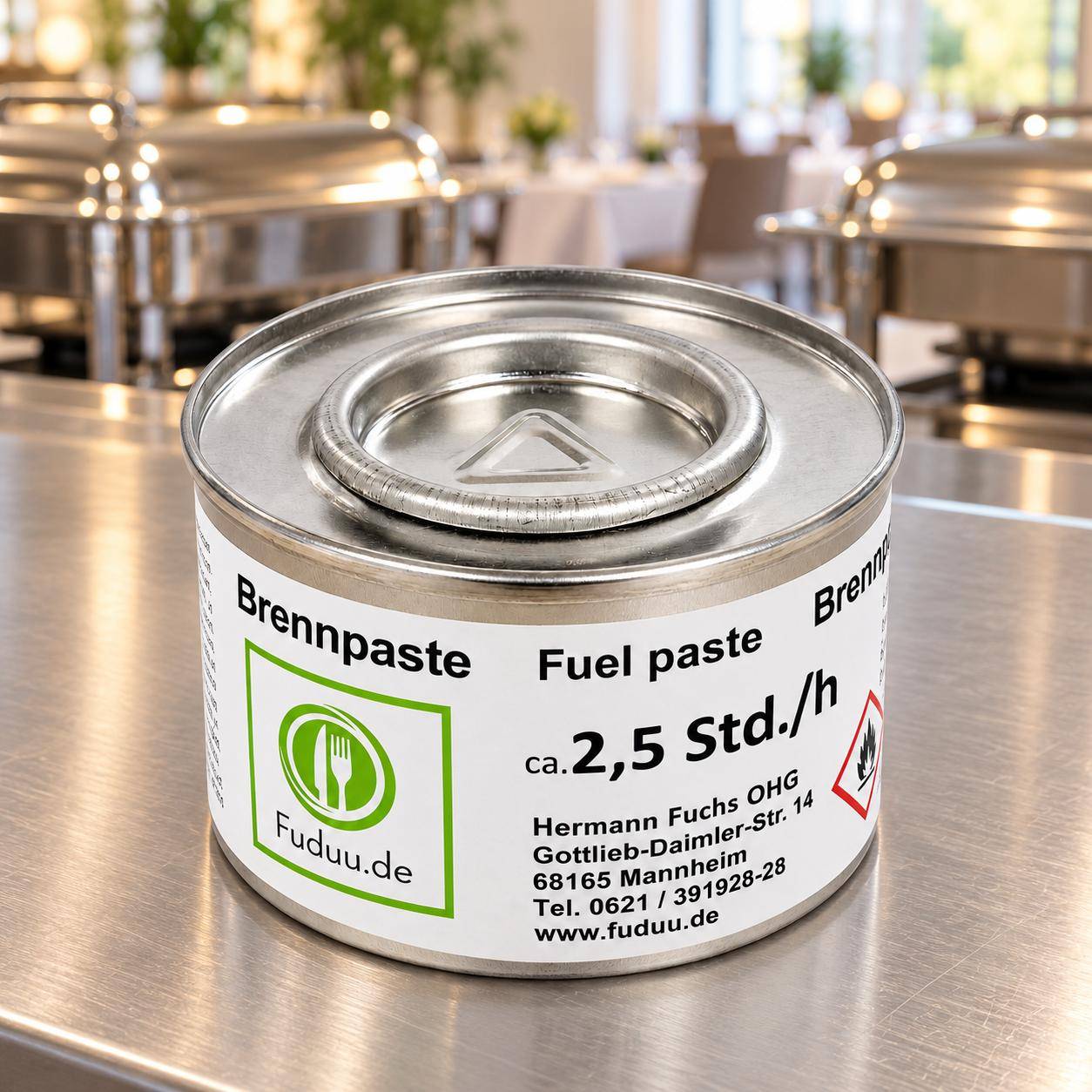 Fuduu.de - Brennpaste, 5 x 200g Dose