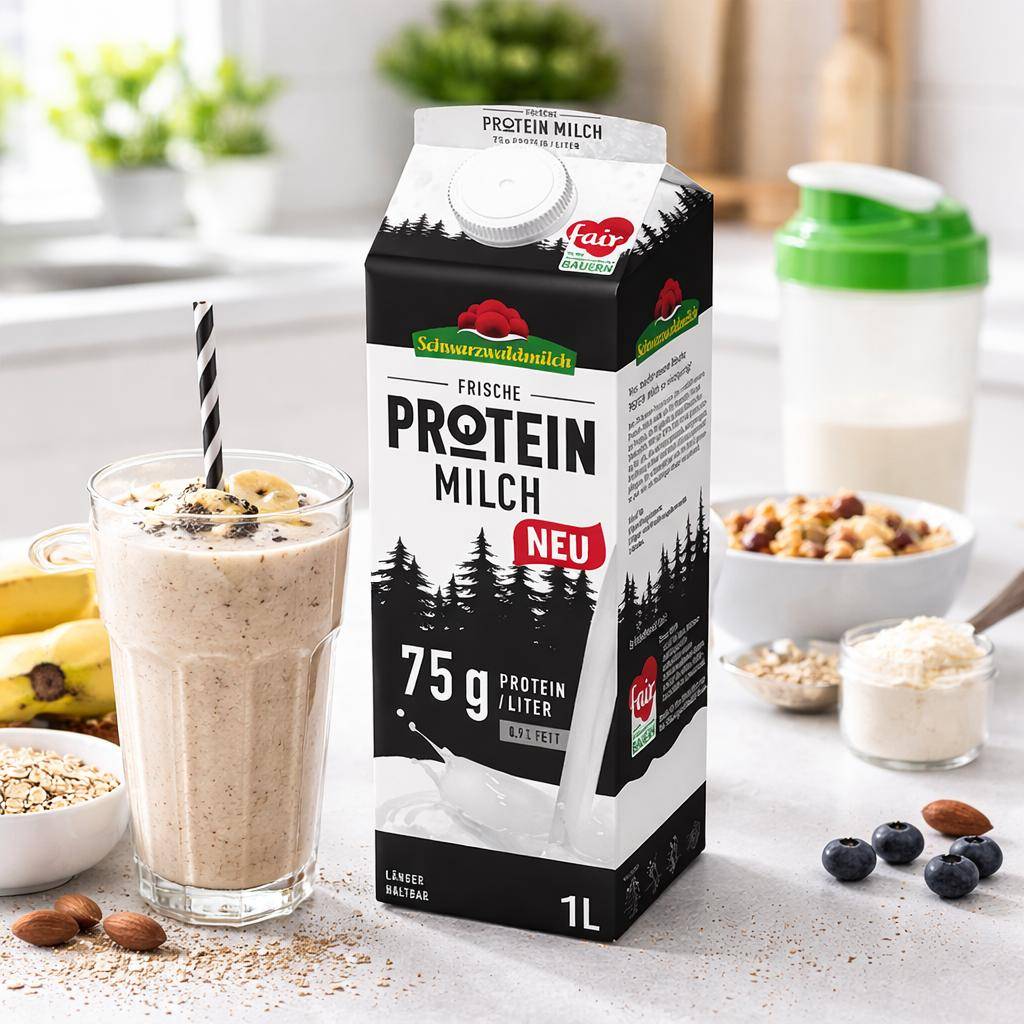 Schwarzwaldmilch Protein - F-Protein Milch 0,1%, 10 x 1 Liter