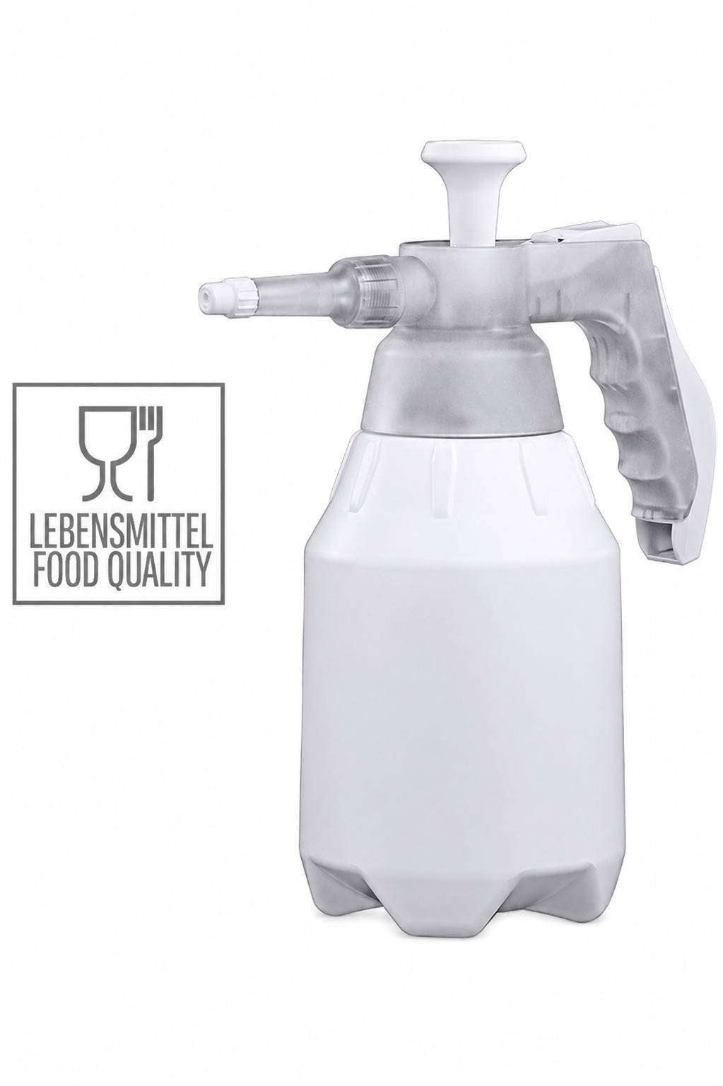Kläger - Drucksprühgerät, lebensmittelgeeignet, weiß, 1,8 Liter