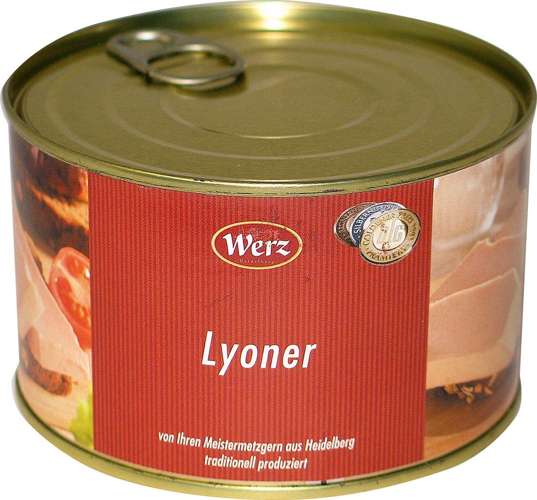 Werz - Vollkonserven Lyoner, 400 g Dose Werz - Vollkonserven Lyoner, 400 g Dose