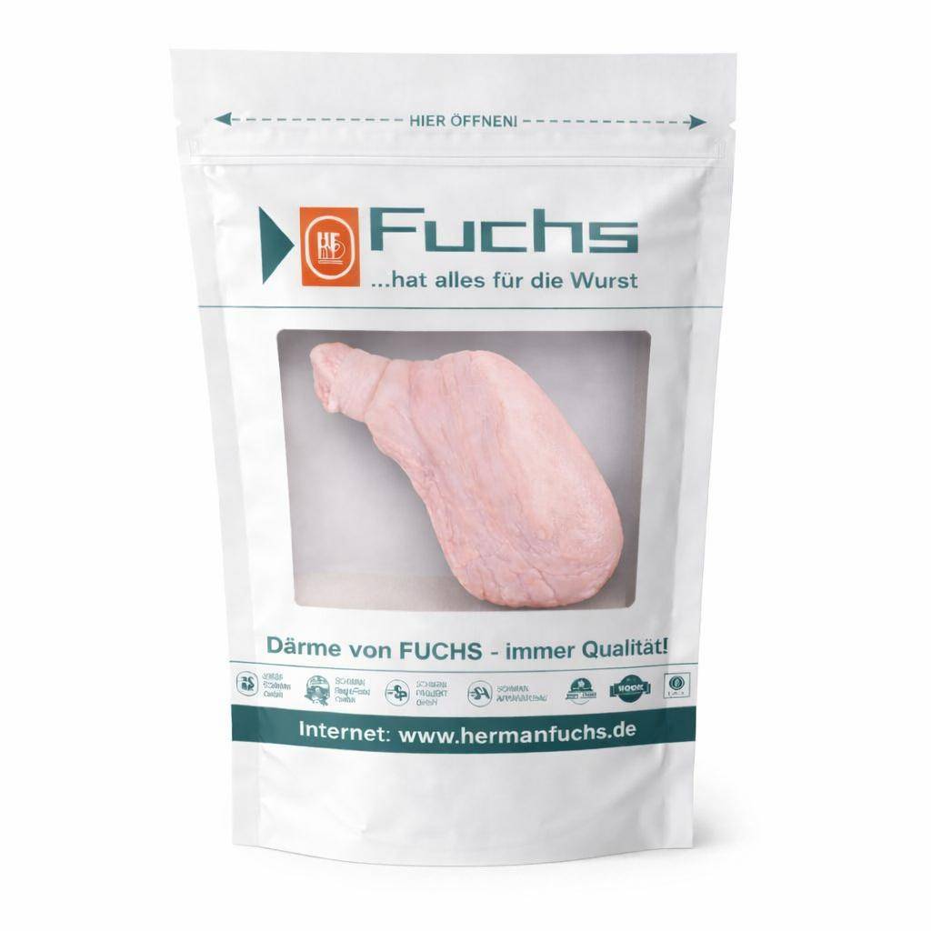 Fuchs - Schweineblasen, gereinigt und gesalzen, 5 Stück Fuchs - Schweineblasen, gereinigt und gesalzen, 5 Stück