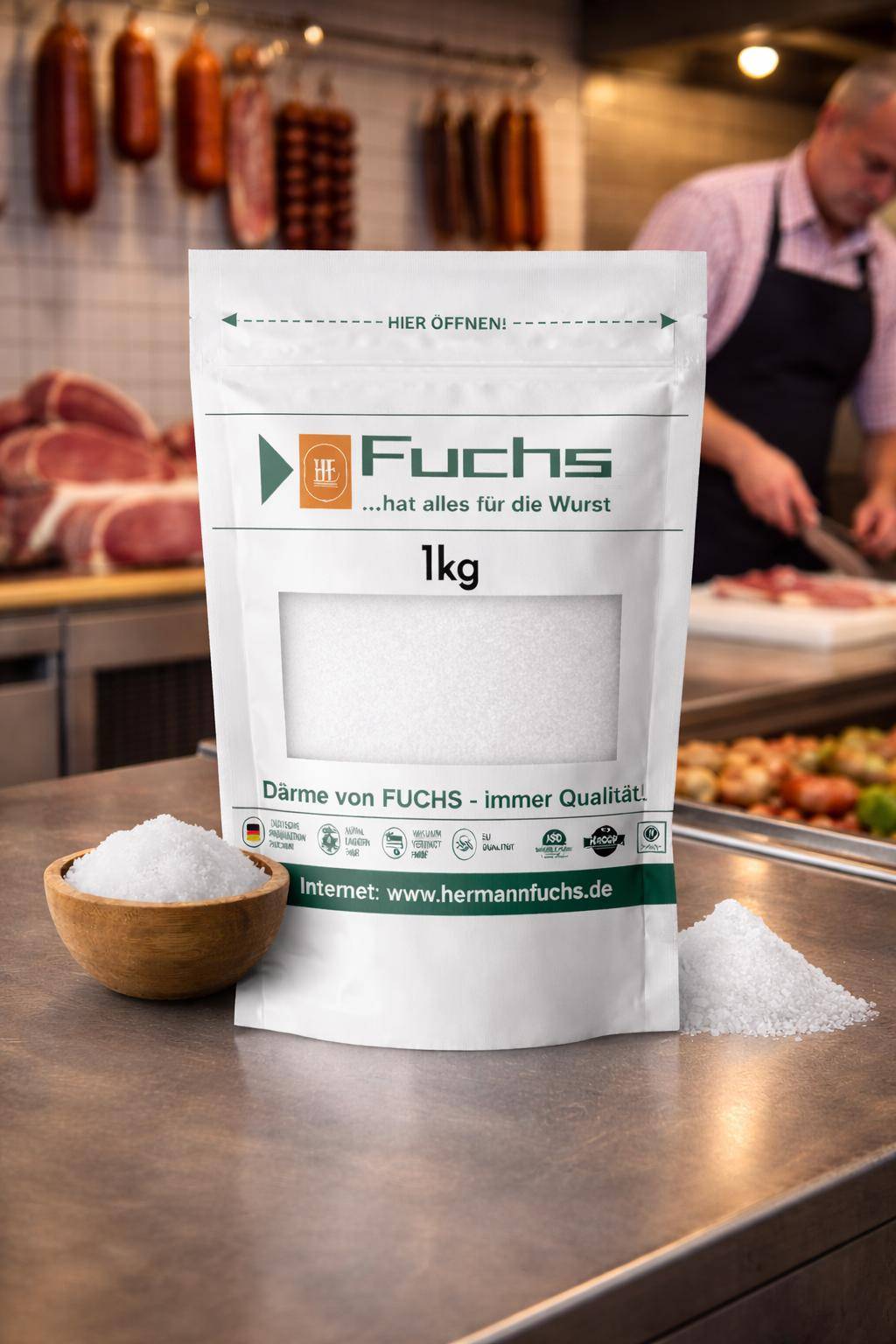 Fuchs - Kochsalz, 1 kg Beutel Fuchs - Kochsalz, 1 kg Beutel