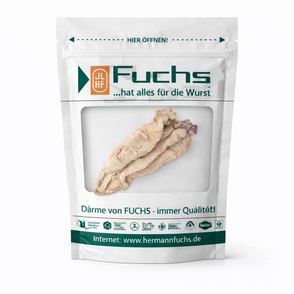 Fuchs - Schweinefettenden, abgebunden, Kaliber 60 mm/50 cm, 10 Stück