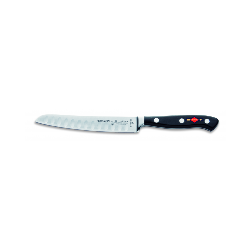 F. DICK - Premier Plus Universalmesser, Kullenschliff, 15 cm, 8141115 F. DICK - Premier Plus Universalmesser, Kullenschliff, 15 cm, 8141115