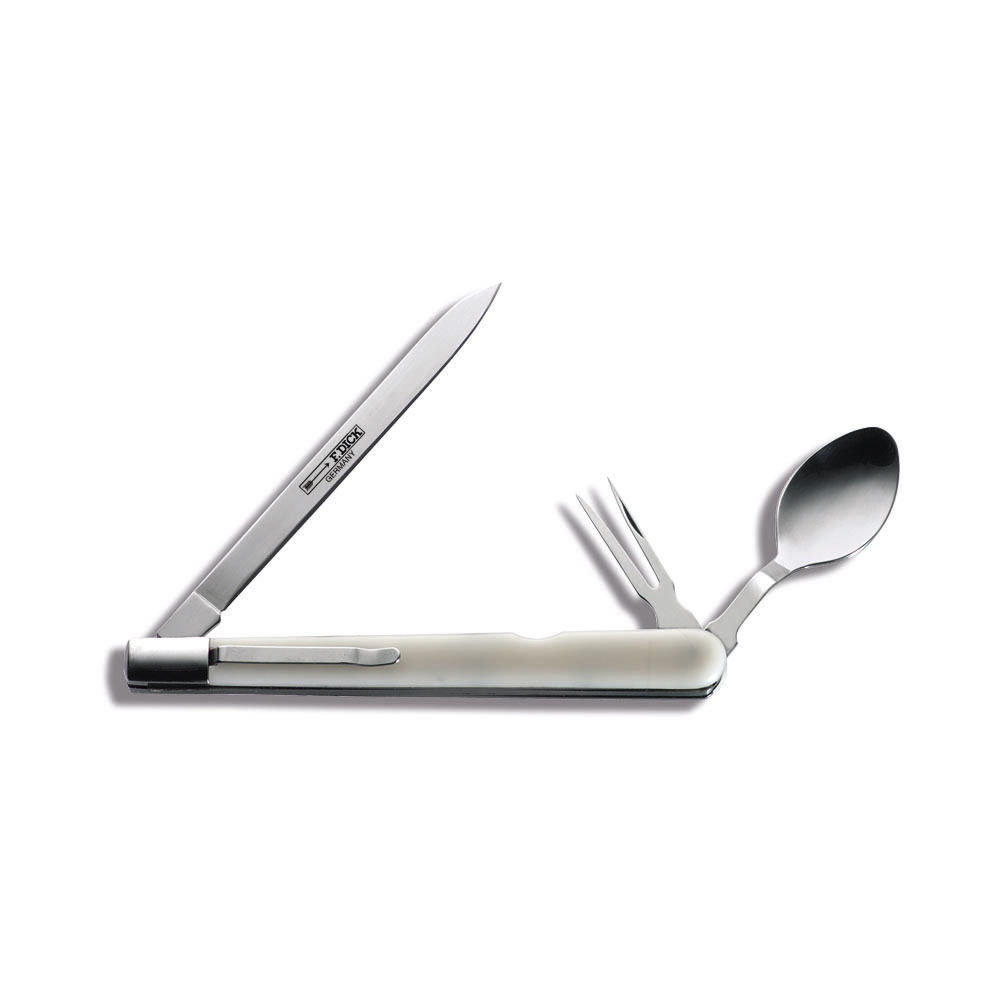 F. DICK - Degustations-Set, 3-tlg., mit Messer, Gabel und Löffel, 11 cm, 8201111 F. DICK - Degustations-Set, 3-tlg., mit Messer, Gabel und Löffel, 11 cm, 8201111