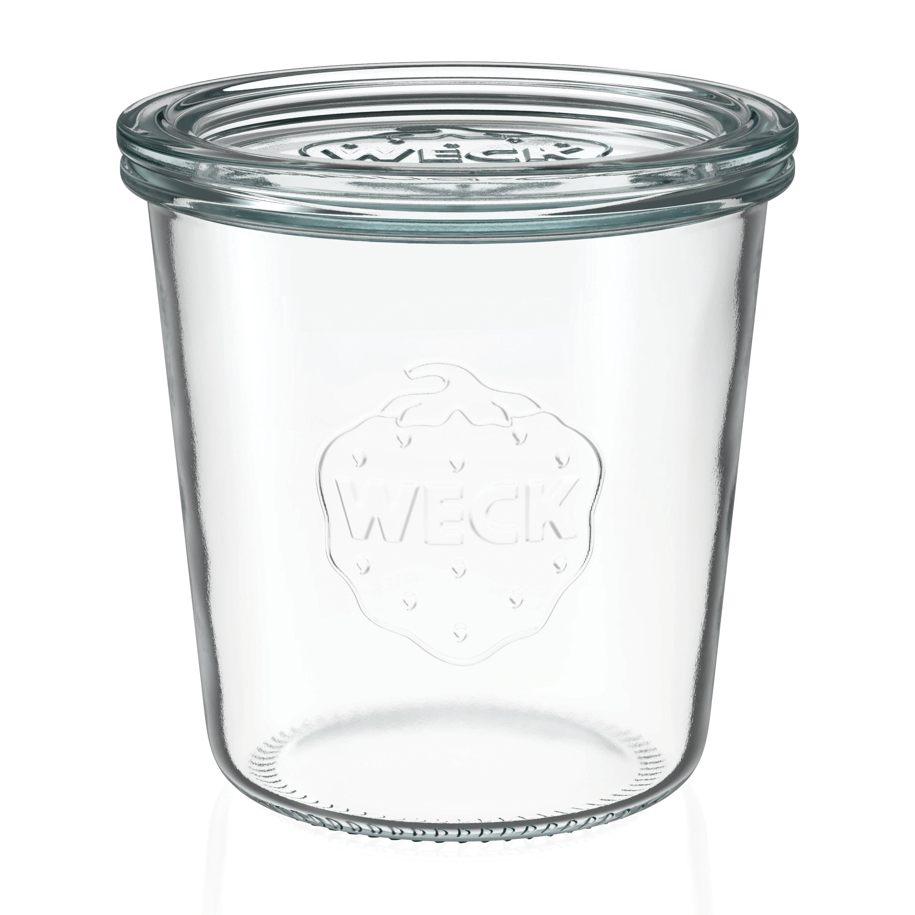 Weck - Sturzglas mit Deckel, 580 ml, 742, 6 Stück
