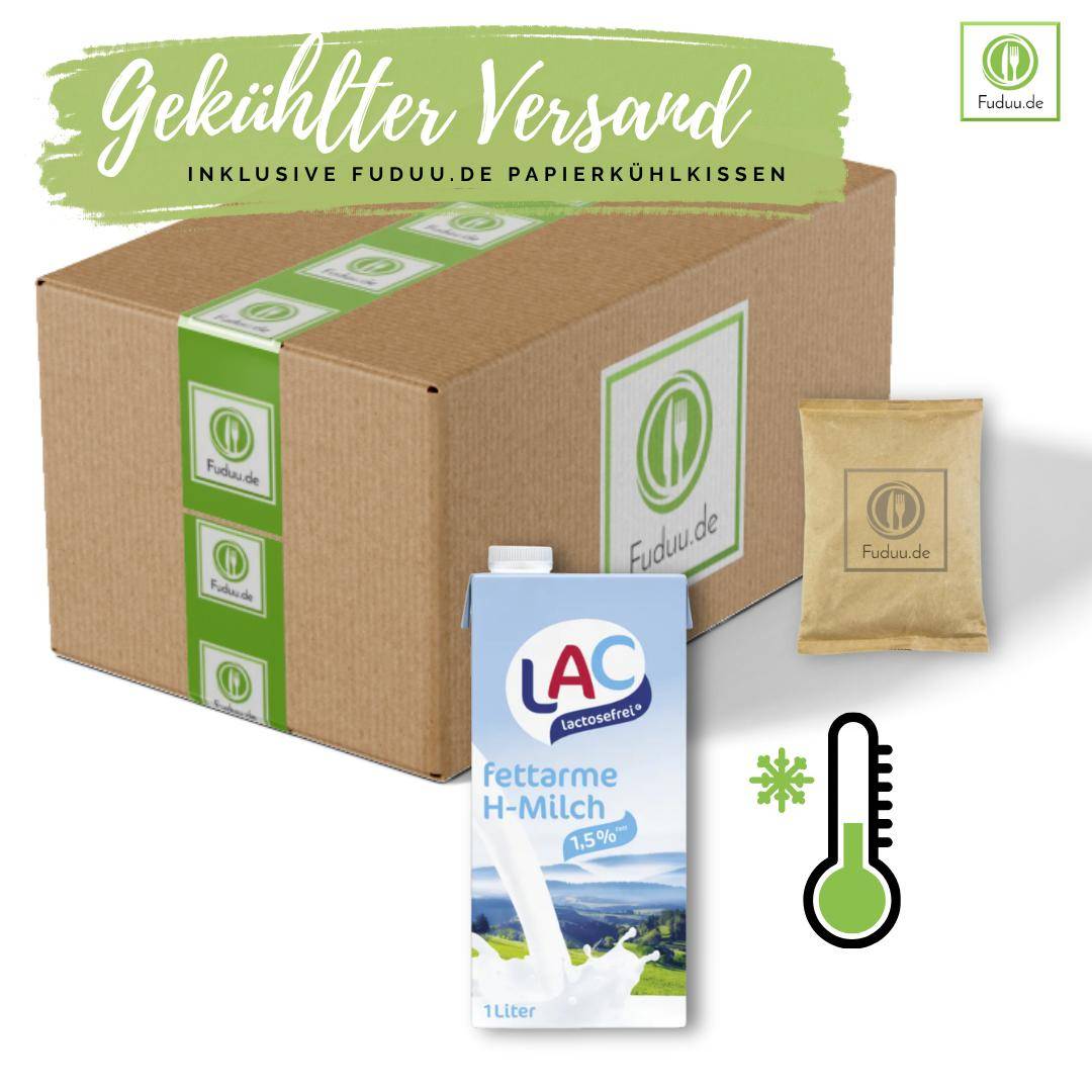 LAC - lactosefreie H-Milch 1,5%, fettarm, 12 x 1 Liter