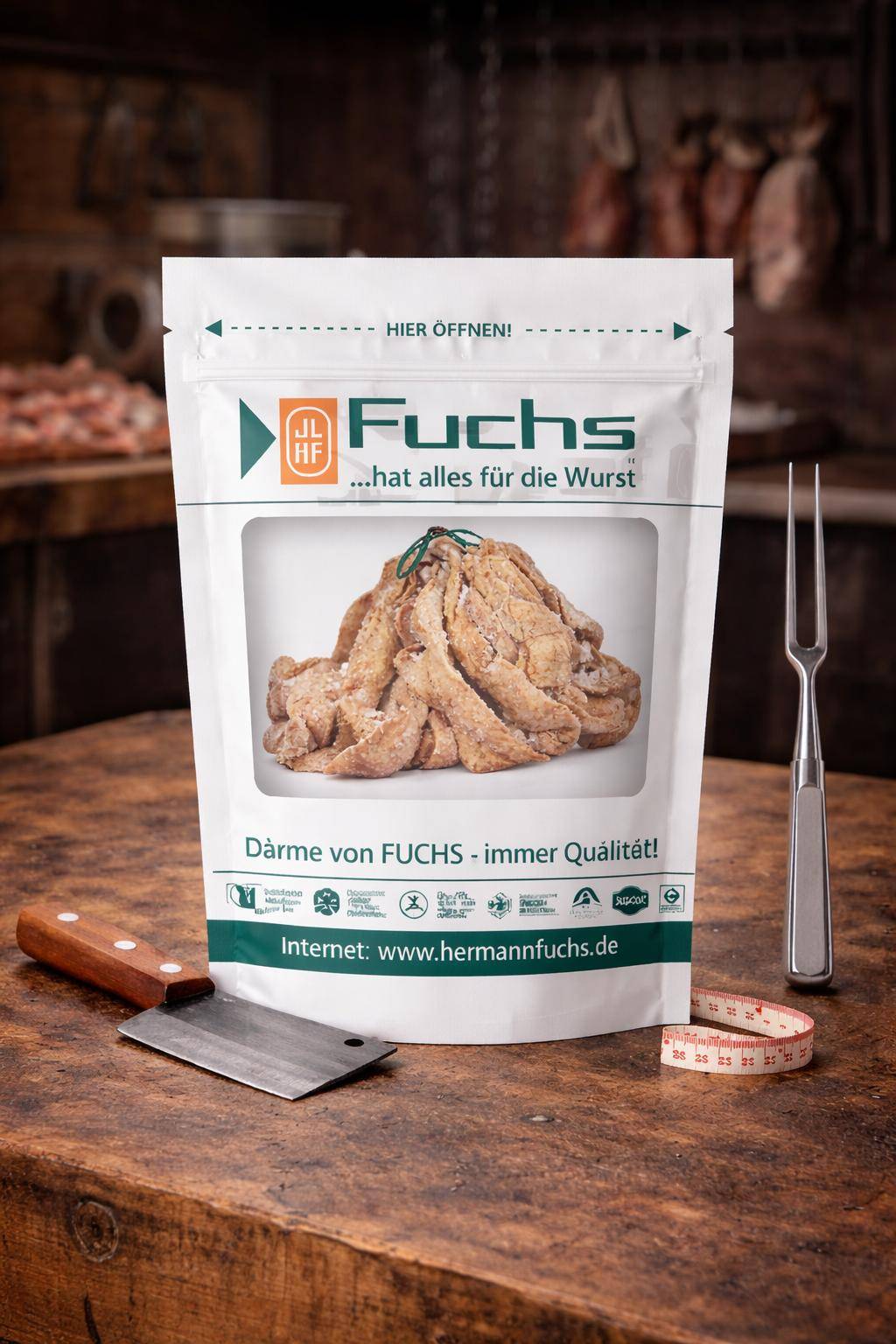 Fuchs - Schweinekrausen, 10 Meter Fuchs - Schweinekrausen, 10 Meter