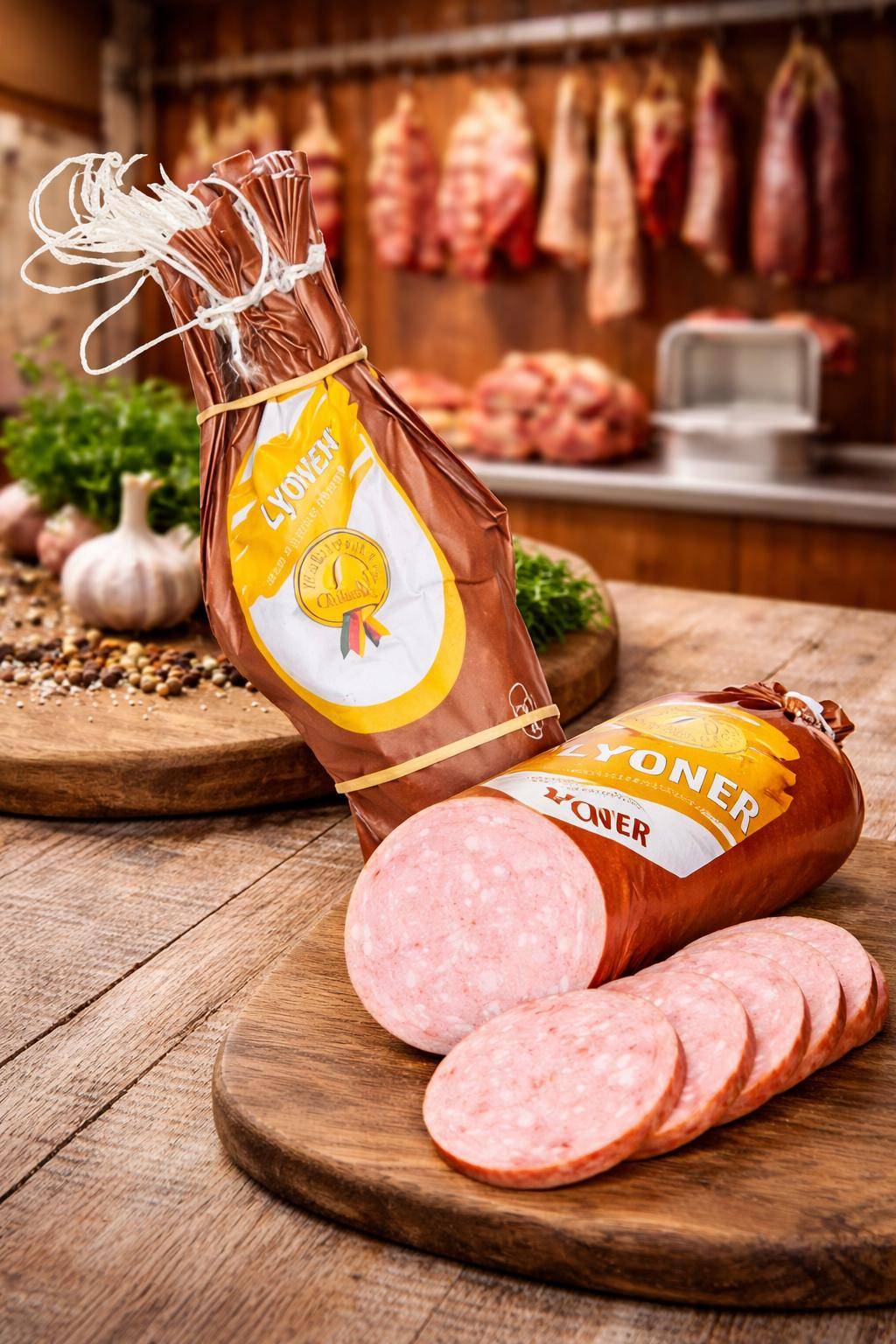 Walsroder - F plus braun "Lyoner Feinschmecker", Kaliber 55/21 cm, 1 Bund Walsroder - F plus braun "Lyoner Feinschmecker", Kaliber 55/21 cm, 1 Bund