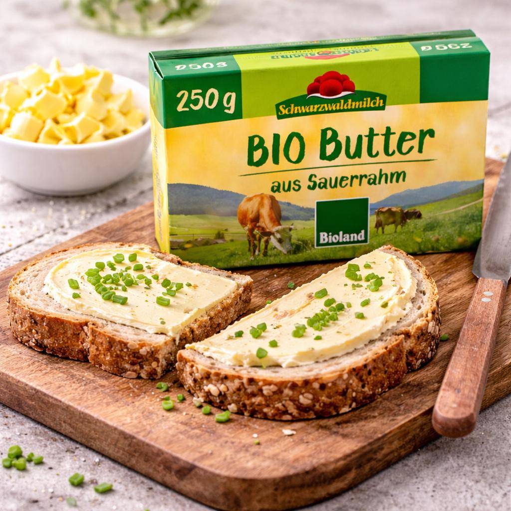Schwarzwaldmilch - Bioland Sauerrahmbutter, 250 g Packung