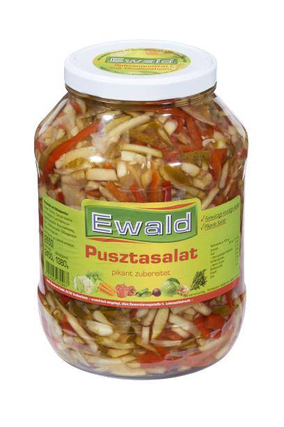 Ewald - Pusztasalat, 1380 g Glas