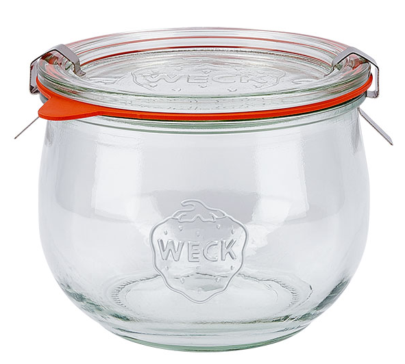 Weck - Tulpenglas mit Deckel, inklusive Dichtungen und Klammern, 580 ml, 744, 6 Stück Weck - Tulpenglas mit Deckel, inklusive Dichtungen und Klammern, 580 ml, 744, 6 Stück