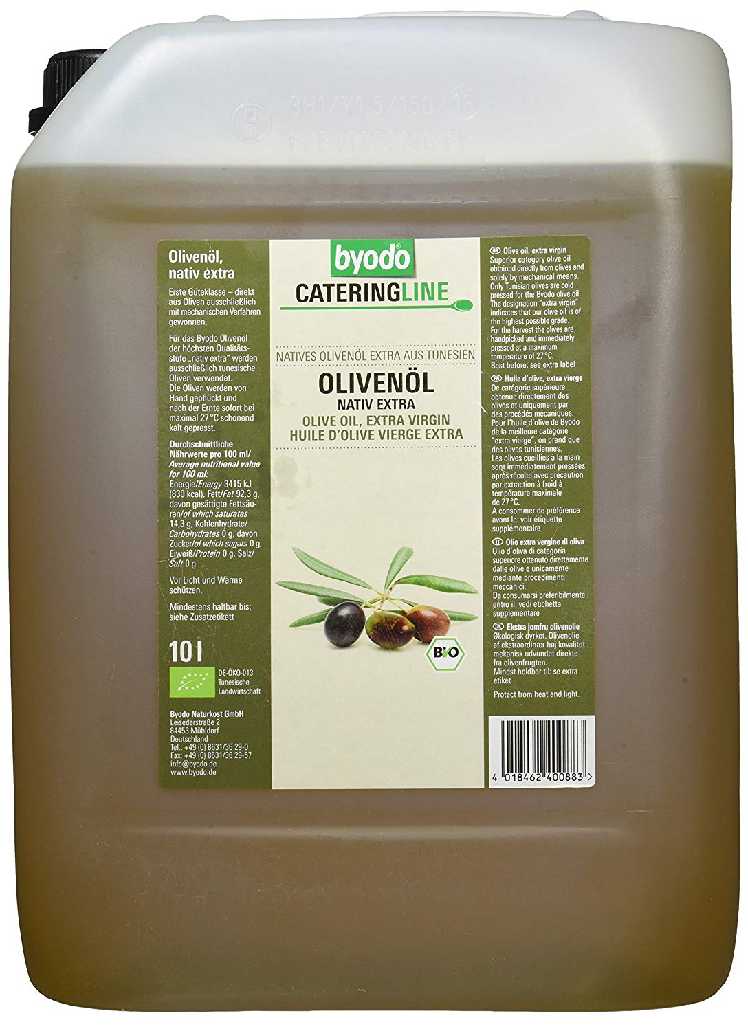 Byodo - Bio Olivenöl Nativ Extra - 5 Liter Kanister