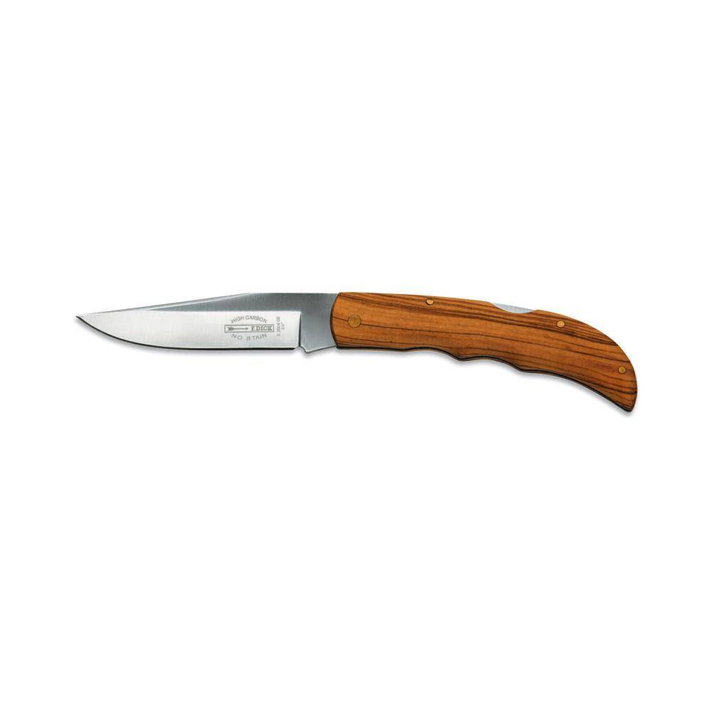 F. DICK - Taschenmesser, Olivenholzgriff, 9 cm, 8200409