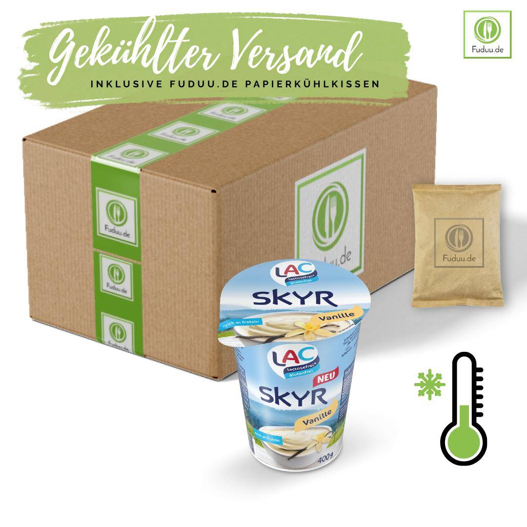 LAC - Skyr Vanille, 0,2%, 8 x 400 g Becher