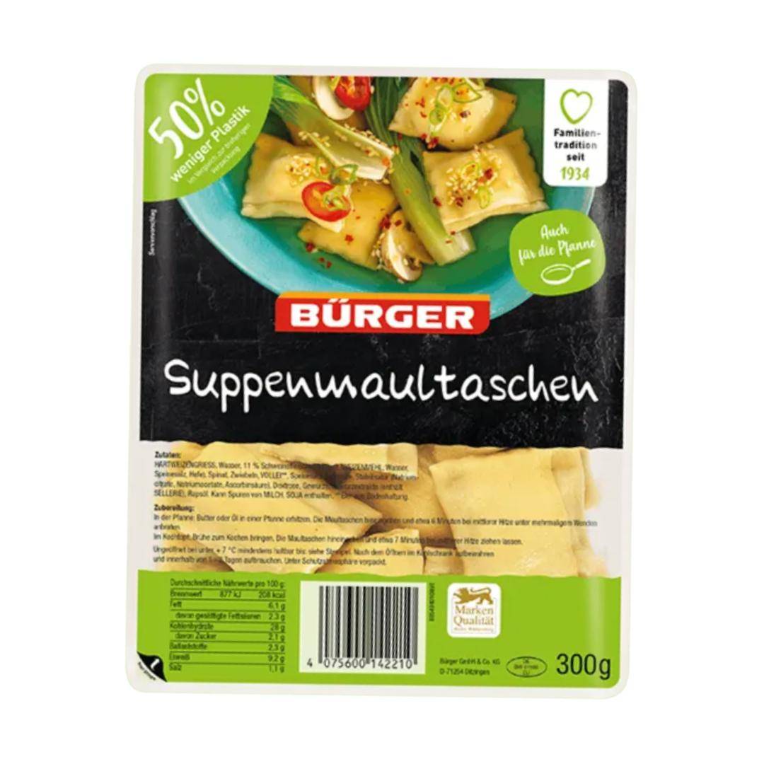Bürger - Suppenmaultaschen, 300 g Beutel Bürger - Suppenmaultaschen, 300 g Beutel