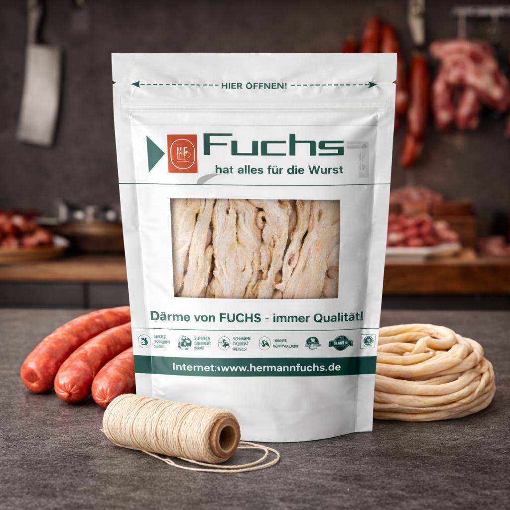 Fuchs - Deutscher Schweinedarm, Kaliber 28/30 mm, 25 Meter