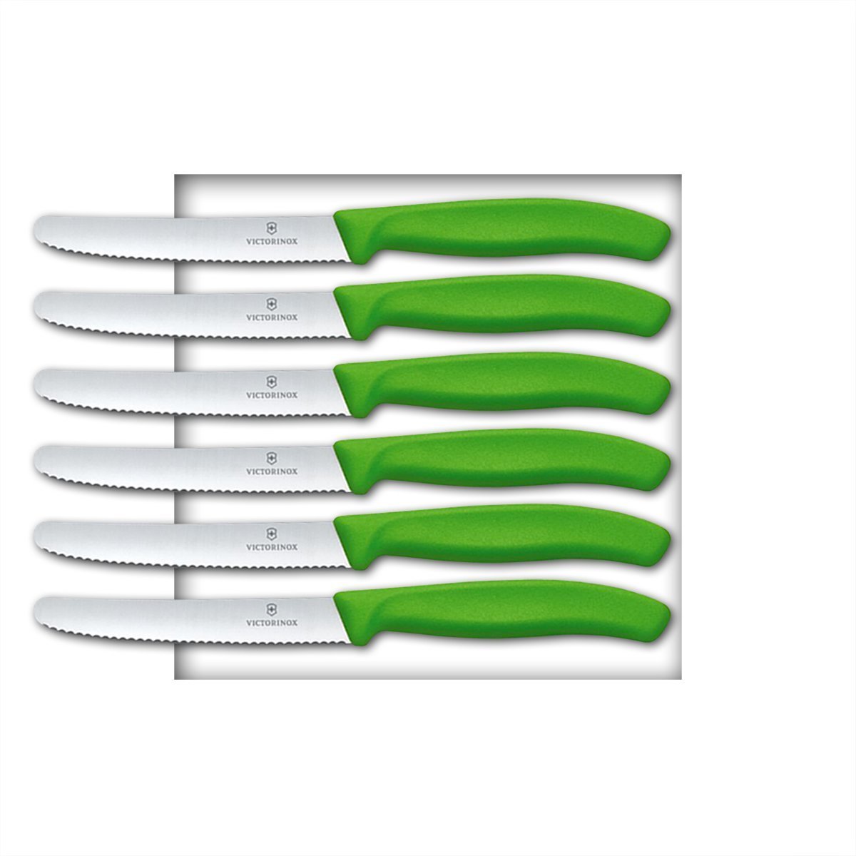 Victorinox - Tafelmesser-Set, grün, 6.7836.L