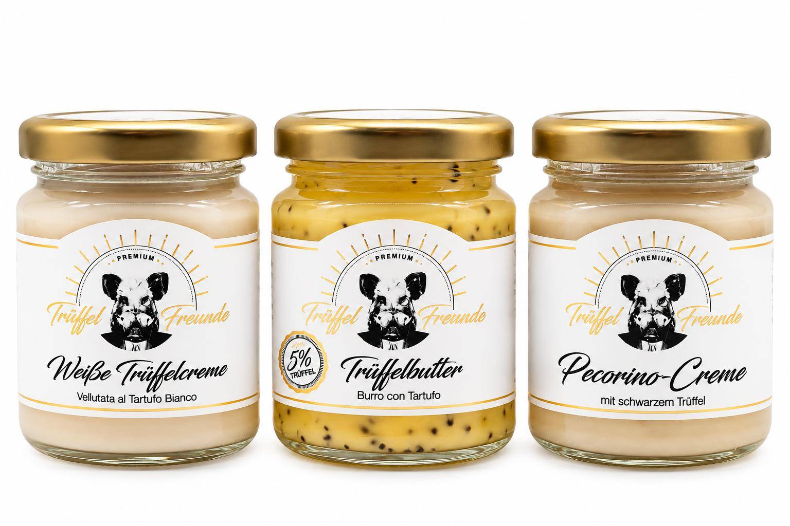 Trüffelfreunde - Trüffelspezialitäten-Set, 3 x 90 g